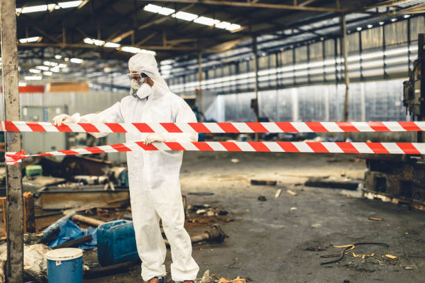 Professional Drug Lab Cleanup technician working in Sayreville, NJ